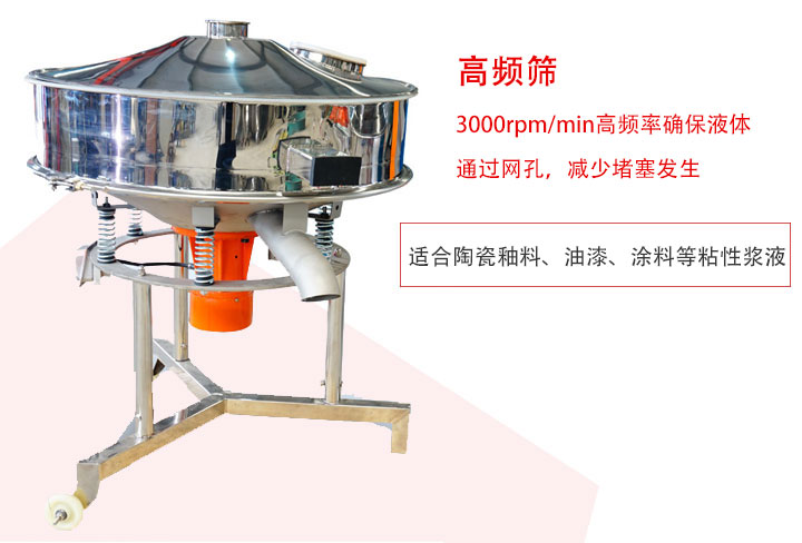 該產品是針對漿液過濾設計的一種高頻篩分機。