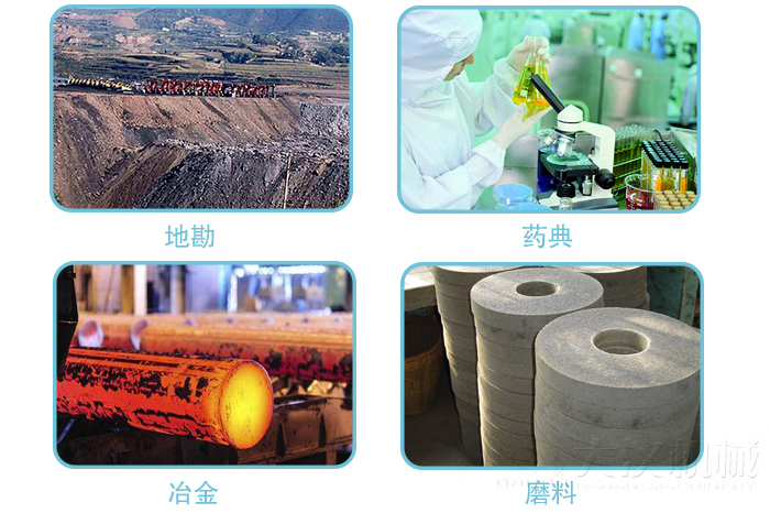 適用行業:地堪，冶金，藥典,磨料
