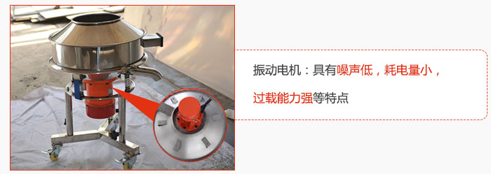 振動電機：具有噪聲低，耗電量小，過載能力強等特點