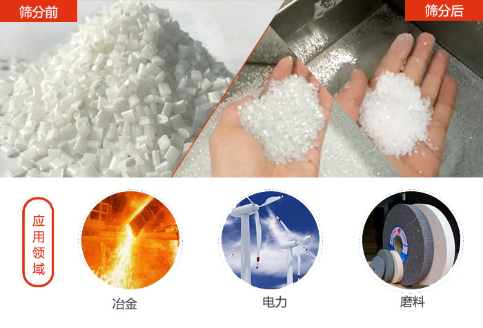 多用于：冶金行業，磨料陶瓷行業，行業等