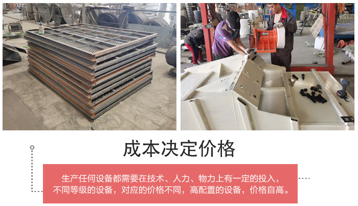 直線篩分機篩網，篩箱部件展示