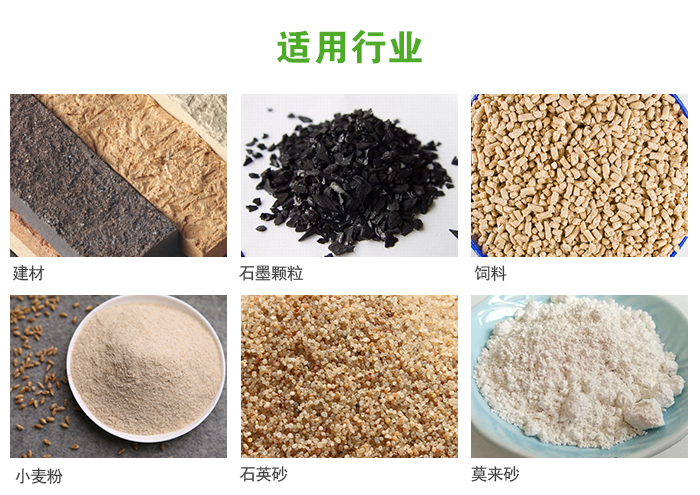 高頻振動篩主要用于化工，建材，石墨顆粒，飼料，小麥粉，石英砂，豆漿，果汁等各種物料的干法、濕法篩分、分級、脫水，過濾。